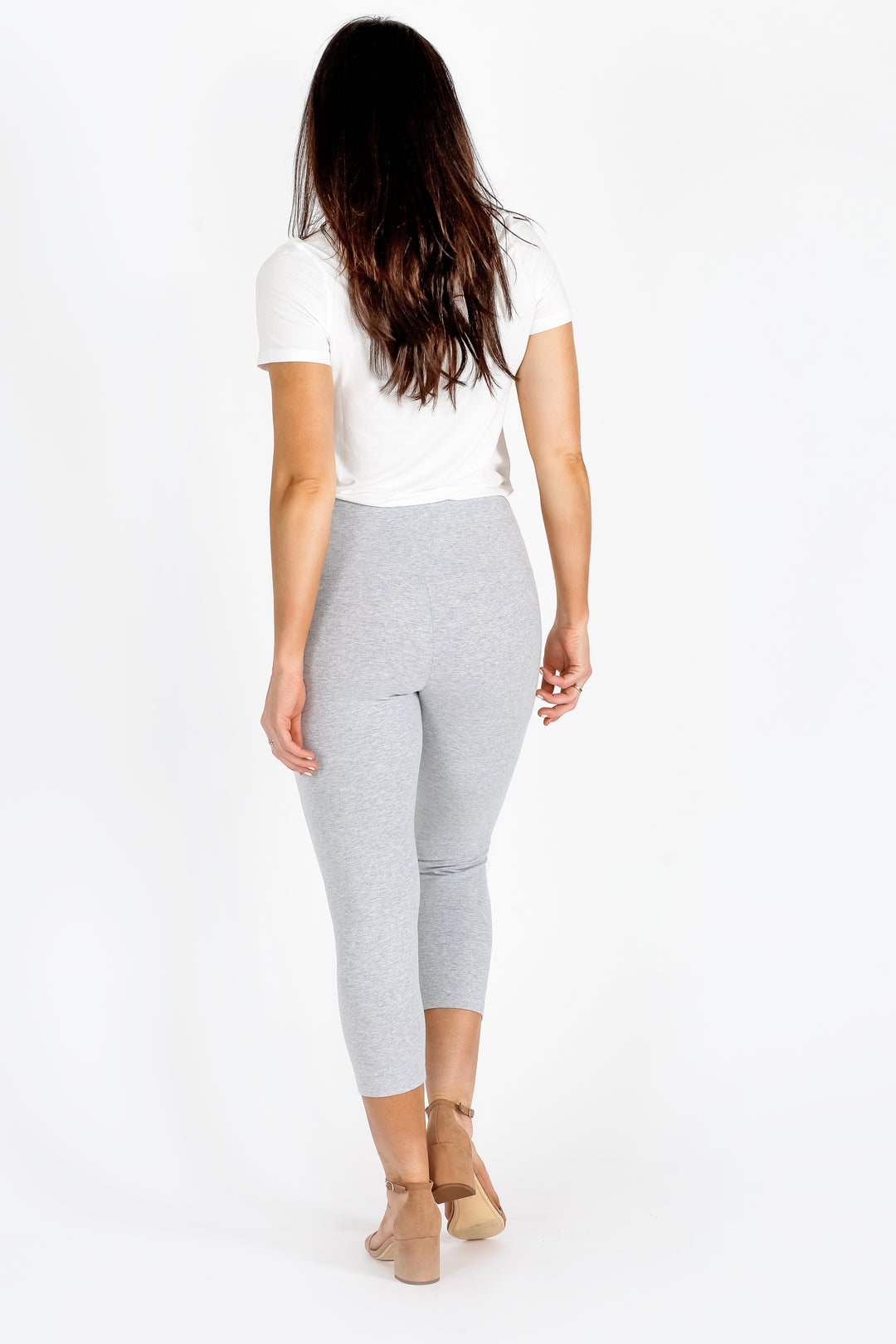 Intro Love the Fit Capri Leggings Women's Plus Size 3X White NWT
