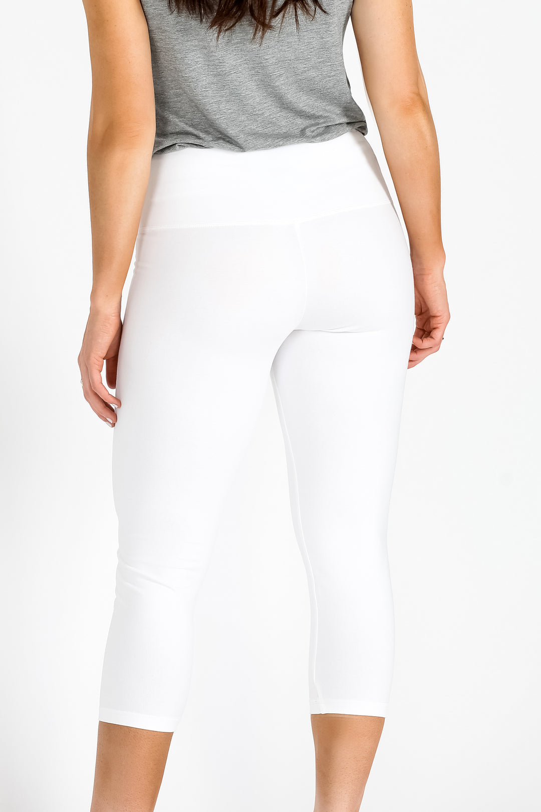 Intro Love the Fit Capri Leggings Women's Plus Size 3X White NWT