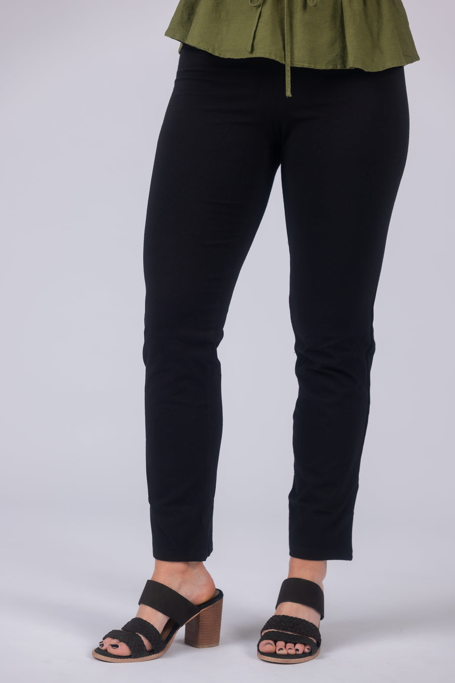 INTRO. LOVE THE Fit Slim fit Womens Pants Size 24W Black Tummy Control  Comfort £16.64 - PicClick UK